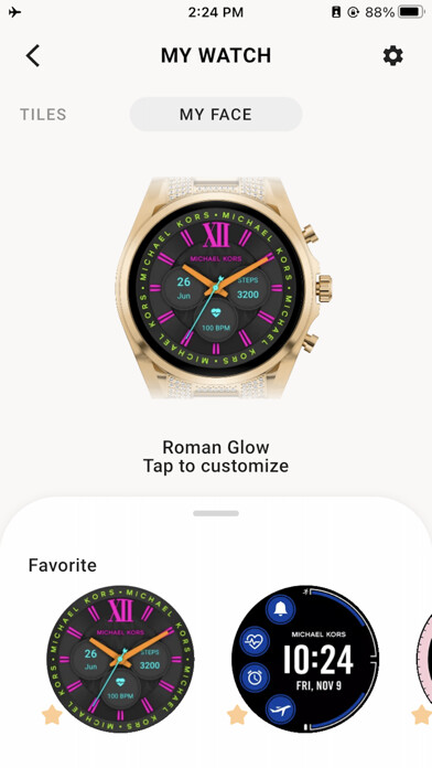 Emulate iPhone app Michael Kors Access using MyAndroid Emulate iPhone app Michael Kors Access using MyAndroid