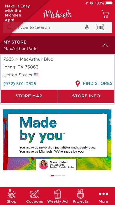 Emulate iPhone app Michaels Stores using MyAndroid Emulate iPhone app Michaels Stores using MyAndroid