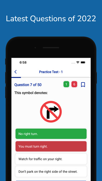 Emulate iPhone app Michigan DOS Permit Practice using MyAndroid