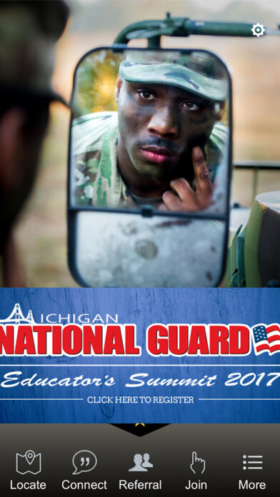Emulate iPhone app Michigan National Guard using MyAndroid Emulate iPhone app Michigan National Guard using MyAndroid