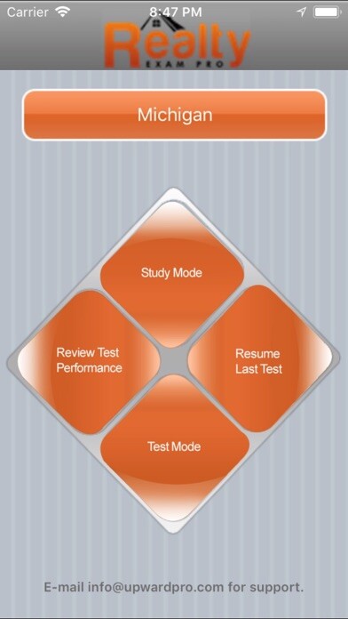 Emulate iPhone app Michigan Real Estate Test Prep using MyAndroid Emulate iPhone app Michigan Real Estate Test Prep using MyAndroid