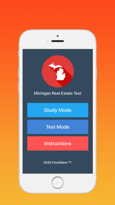 Emulate iPhone app Michigan - Real Estate Test using MyAndroid