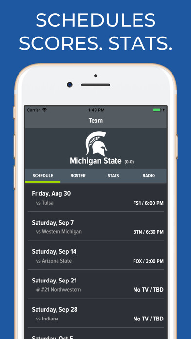 Emulate iPhone app Michigan State Football using MyAndroid Emulate iPhone app Michigan State Football using MyAndroid