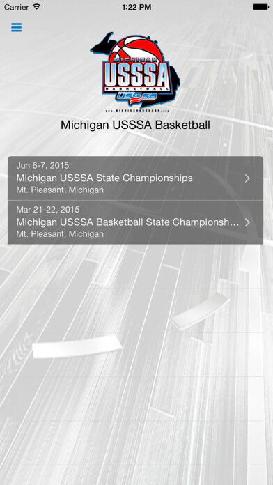 Emulate iPhone app Michigan USSSA Basketball using MyAndroid Emulate iPhone app Michigan USSSA Basketball using MyAndroid