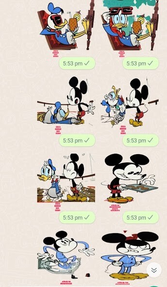 Run android online APK Mickey  Stickers for  WA from MyAndroid or emulate Mickey  Stickers for  WA using MyAndroid