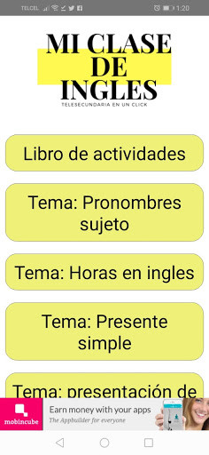 Run android online APK Mi clase de ingles from MyAndroid or emulate Mi clase de ingles using MyAndroid