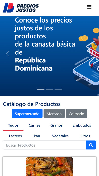 Emulate iPhone app MICM Precios Justos RD using MyAndroid