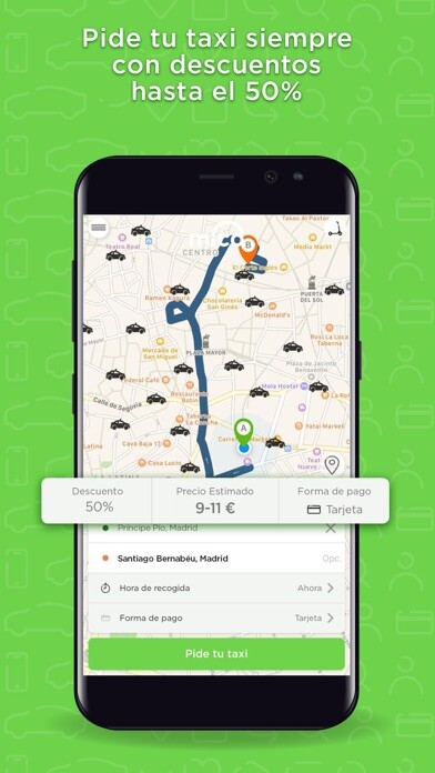 Emulate iPhone app Mico (Micocar) Taxi Discounts using MyAndroid