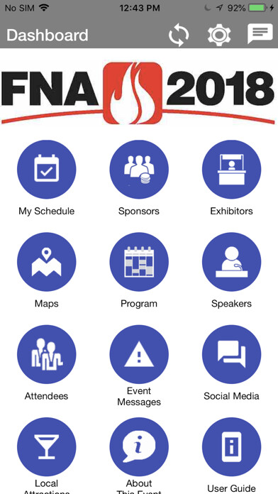Emulate iPhone app MiConference program guide using MyAndroid