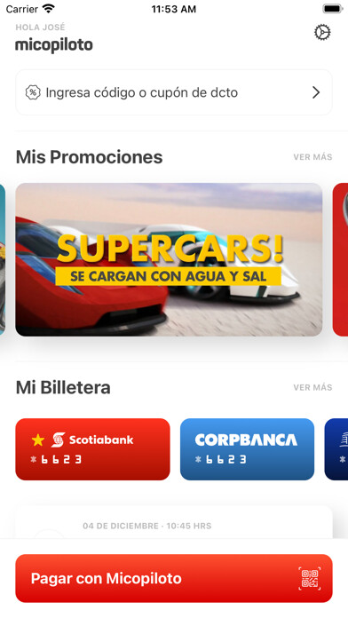 Emulate iPhone app micopiloto using MyAndroid