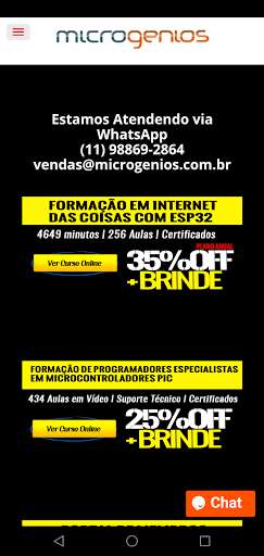 Run android online APK Microgenios from MyAndroid or emulate Microgenios using MyAndroid