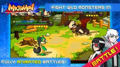 Emulate iPhone app Micromon using MyAndroid