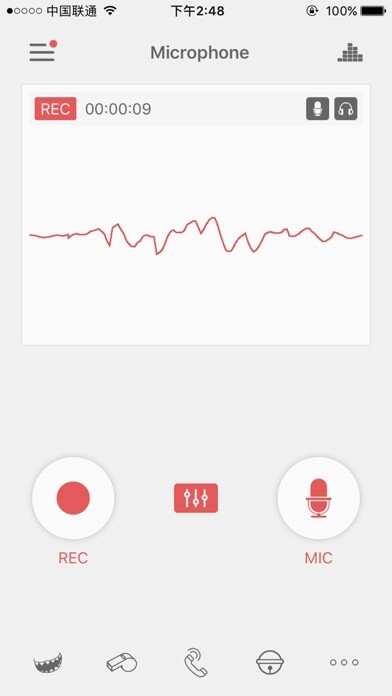 Emulate iPhone app Microphone HD - recorder voice changer memo using MyAndroid Emulate iPhone app Microphone HD - recorder voice changer memo using MyAndroid