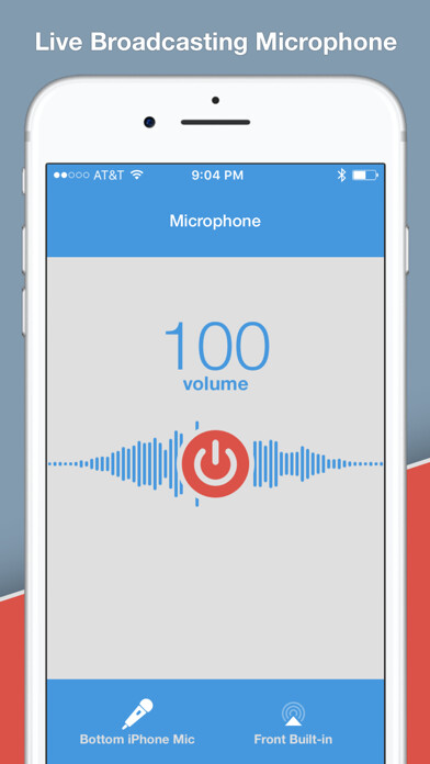 Emulate iPhone app Microphone Live using MyAndroid