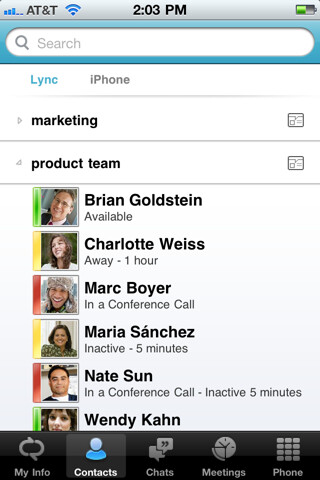 Emulate iPhone app Microsoft Lync 2010 for iPhone using MyAndroid Emulate iPhone app Microsoft Lync 2010 for iPhone using MyAndroid