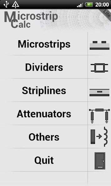 Run android online APK Microstrip Calc Lite from MyAndroid or emulate Microstrip Calc Lite using MyAndroid