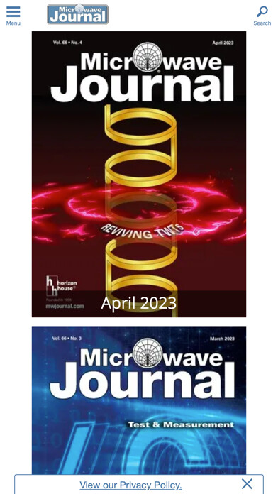 Emulate iPhone app Microwave Journal Magazine using MyAndroid Emulate iPhone app Microwave Journal Magazine using MyAndroid