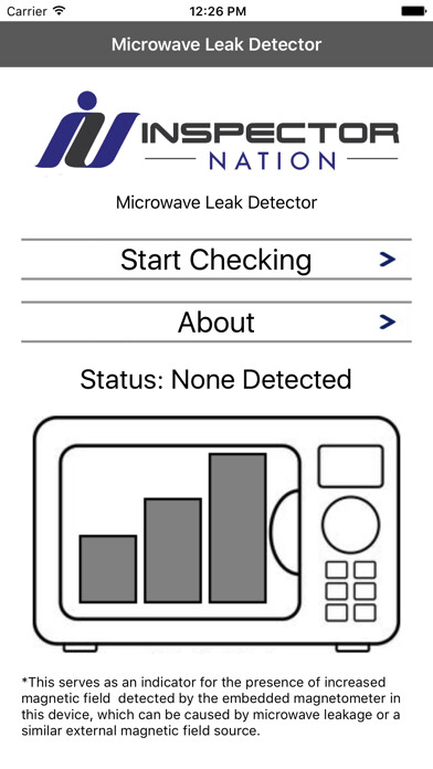 Emulate iPhone app Microwave Leak Detector using MyAndroid Emulate iPhone app Microwave Leak Detector using MyAndroid