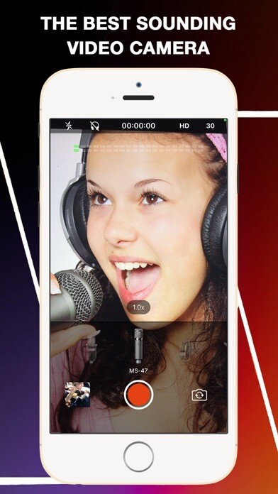 Emulate iPhone app MicSwap Camera: Video Recorder using MyAndroid