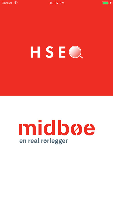 Emulate iPhone app Midbøe HSEQ using MyAndroid