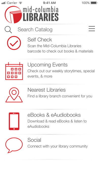 Emulate iPhone app Mid-Columbia Libraries using MyAndroid Emulate iPhone app Mid-Columbia Libraries using MyAndroid