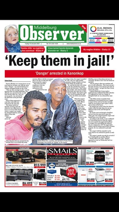 Emulate iPhone app Middelburg Observer using MyAndroid