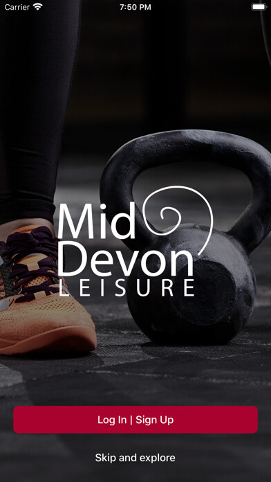 Emulate iPhone app Mid Devon Leisure using MyAndroid Emulate iPhone app Mid Devon Leisure using MyAndroid
