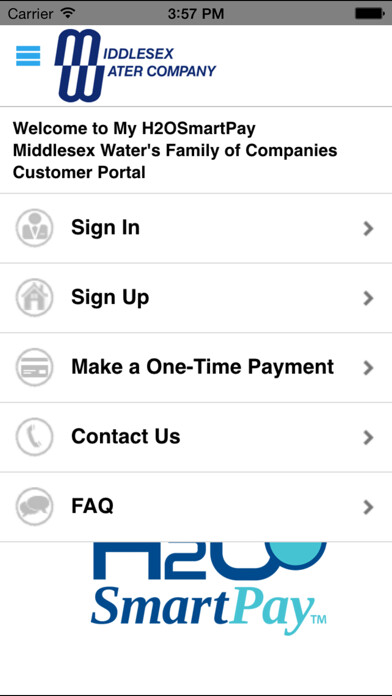 Emulate iPhone app Middlesex Water Company using MyAndroid Emulate iPhone app Middlesex Water Company using MyAndroid