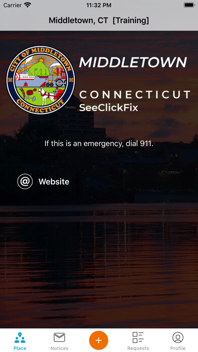 Emulate iPhone app Middletown SeeClickFix using MyAndroid