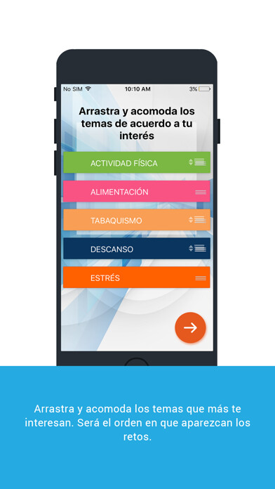 Emulate iPhone app Mi Diario Bienestar Total using MyAndroid