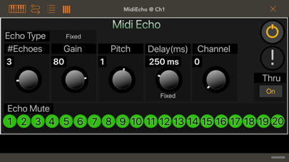 Emulate iPhone app Midi Echo AU using MyAndroid Emulate iPhone app Midi Echo AU using MyAndroid