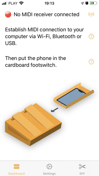 Emulate iPhone app MIDI Footswitch using MyAndroid Emulate iPhone app MIDI Footswitch using MyAndroid