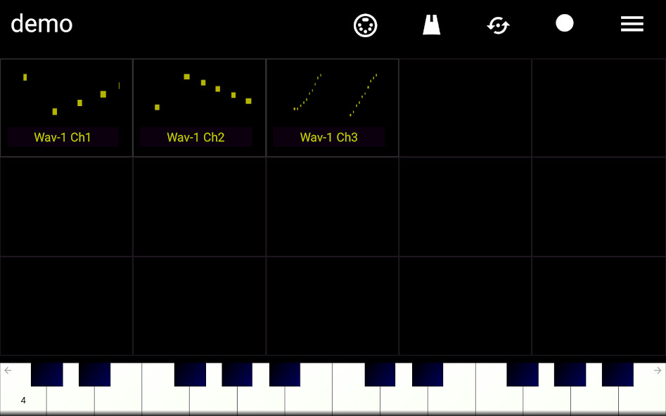 Run android online APK MIDI Looper from MyAndroid or emulate MIDI Looper using MyAndroid