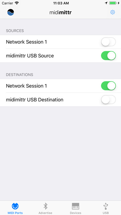 Emulate iPhone app midimittr using MyAndroid Emulate iPhone app midimittr using MyAndroid
