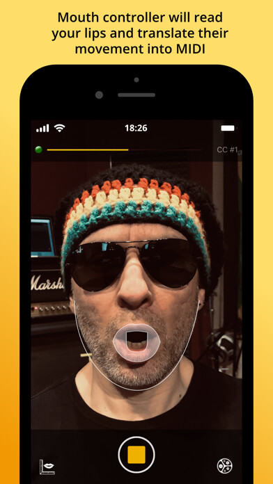 Emulate iPhone app MIDI Mouth Controller using MyAndroid Emulate iPhone app MIDI Mouth Controller using MyAndroid