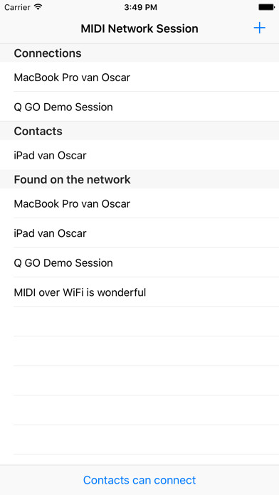Emulate iPhone app MIDI Network using MyAndroid Emulate iPhone app MIDI Network using MyAndroid