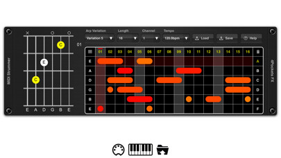 Emulate iPhone app MIDI Strummer AUv3 Plugin using MyAndroid Emulate iPhone app MIDI Strummer AUv3 Plugin using MyAndroid