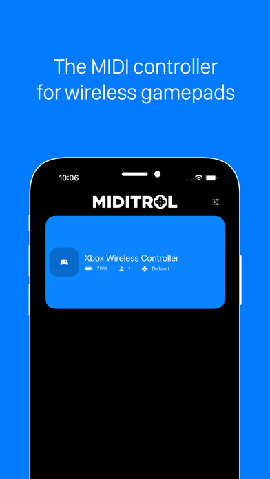 Emulate iPhone app MIDITROL using MyAndroid