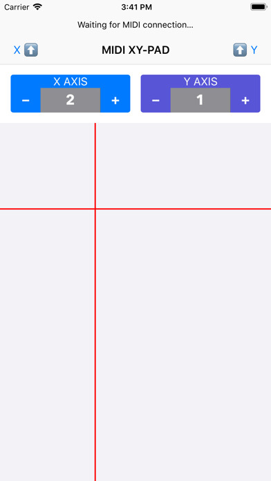 Emulate iPhone app MIDI XY-PAD using MyAndroid
