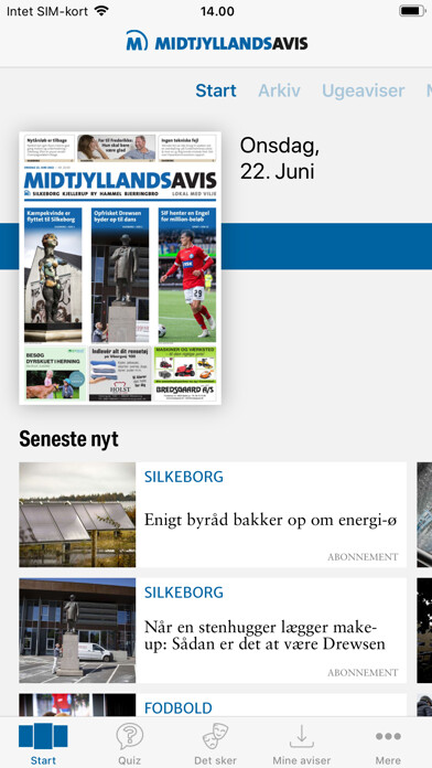 Emulate iPhone app Midtjyllands Avis using MyAndroid Emulate iPhone app Midtjyllands Avis using MyAndroid