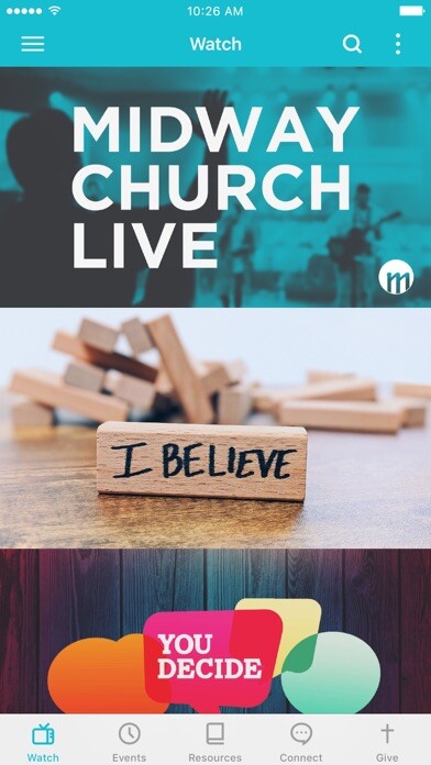 Emulate iPhone app Midway Church using MyAndroid Emulate iPhone app Midway Church using MyAndroid