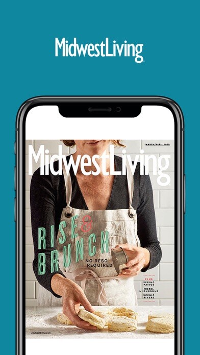 Emulate iPhone app Midwest Living Magazine using MyAndroid