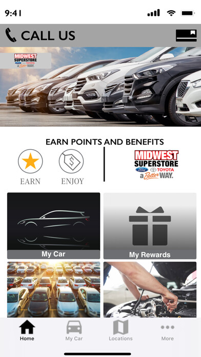 Emulate iPhone app Midwest Superstore using MyAndroid