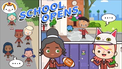 Emulate iPhone app Miga Town: My School using MyAndroid