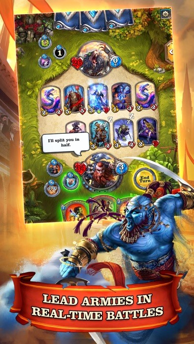 Emulate iPhone app Mighty Heroes CCG using MyAndroid