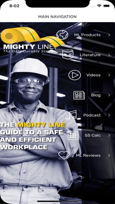Emulate iPhone app Mighty Line 5s Floor Tape using MyAndroid