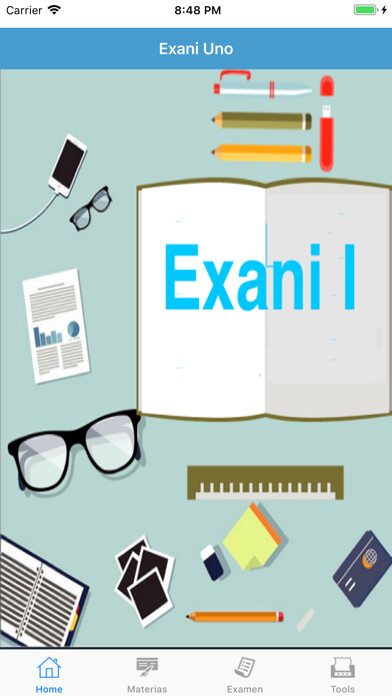Emulate iPhone app Mi guia Exani Uno Pro using MyAndroid