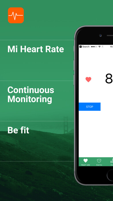 Emulate iPhone app Mi Heart rate - be fit using MyAndroid