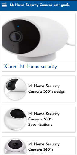 Run android online APK Mi Home Security Camera user guide from MyAndroid or emulate Mi Home Security Camera user guide using MyAndroid