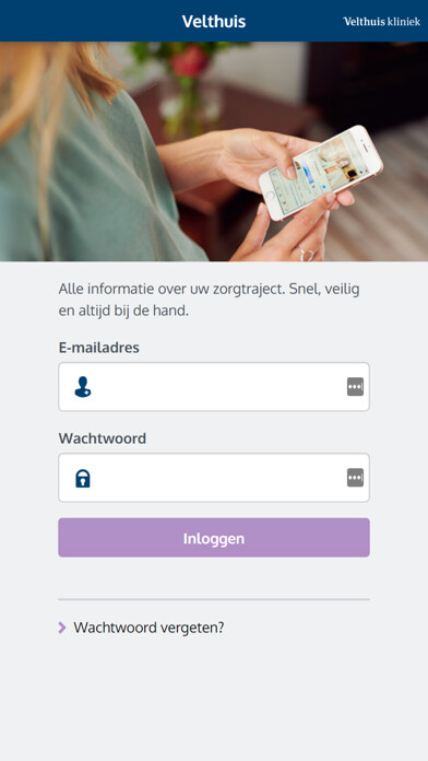 Emulate iPhone app Mijn Velthuis Kliniek using MyAndroid Emulate iPhone app Mijn Velthuis Kliniek using MyAndroid